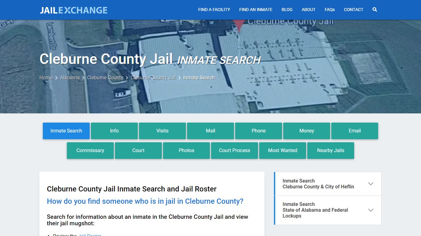 Inmate Search: Roster & Mugshots - Cleburne County Jail, AL